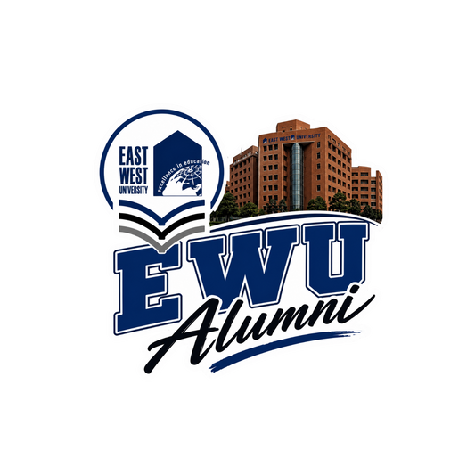 EWU Alumni | East West University Stickers | Sticker BD