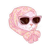 Pink Sticker 31 | Women Pink Barbie Lady | Aesthetic Girl Power Premium Sticker
