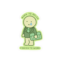 Forced to work 2 Office stickers