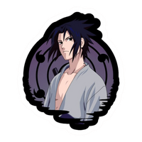 Sasuke Uchiha Naruto Sticker | Sharingan Anime Premium Sticker