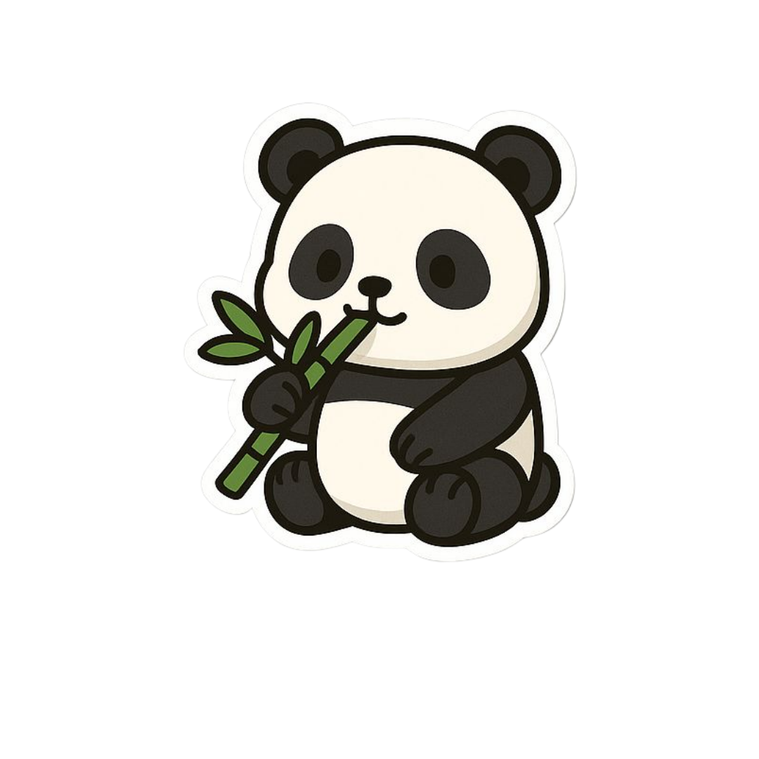 Panda 2 Sticker