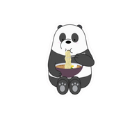 Panda 8 Sticker