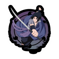 Sasuke Uchiha Naruto Sticker 2 | Sharingan Anime Premium Sticker