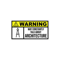 Architecture 2 | Architecture Premium Sticker | Profession Sticker