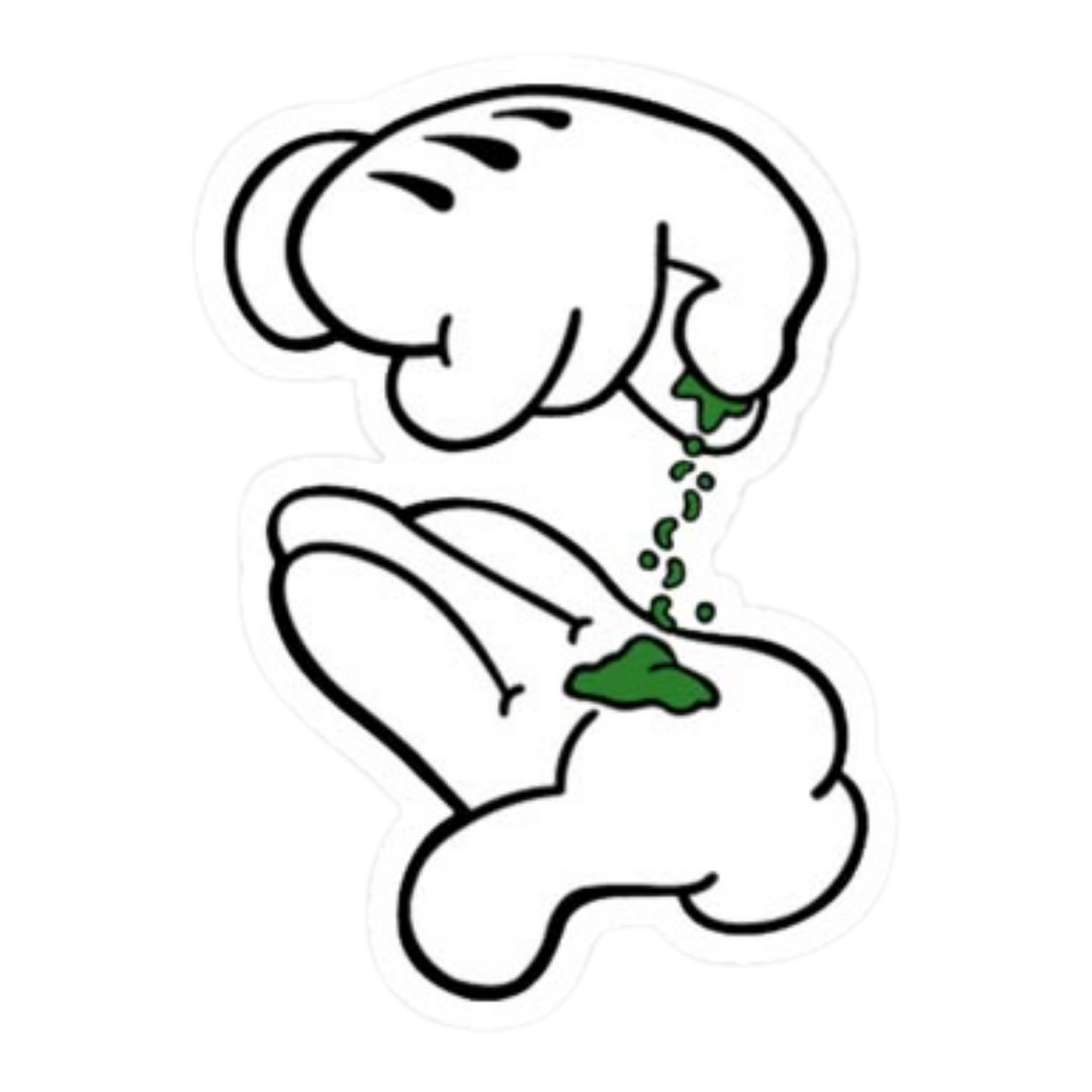 Rolling Hemp Sticker | StickerBD