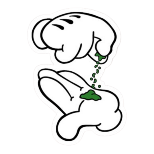 Rolling Hemp Sticker | StickerBD