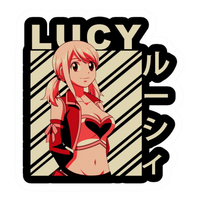 Lucy Heartfilia Fairy Tail Sticker 10 | Anime Premium Sticker
