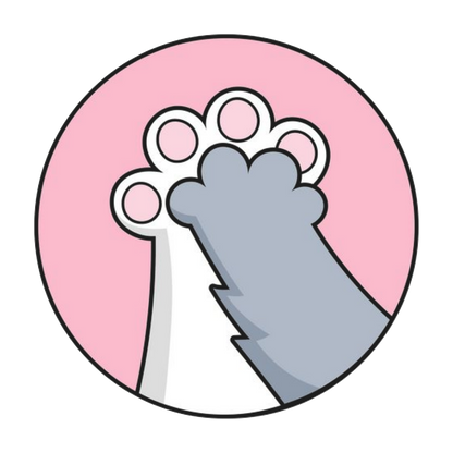 Cat Paw Tinplate Badge