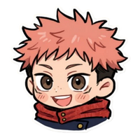 Itadori Yuji Jujutsu Kaisen Anime Sticker #9 | StickerBD