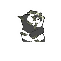 Panda 10 Sticker