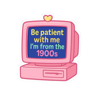 Pink Sticker 33 | Women Pink Barbie Lady | Aesthetic Girl Power Premium Sticker