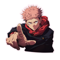 Itadori Yuji Jujutsu Kaisen Anime Sticker #10 | StickerBD