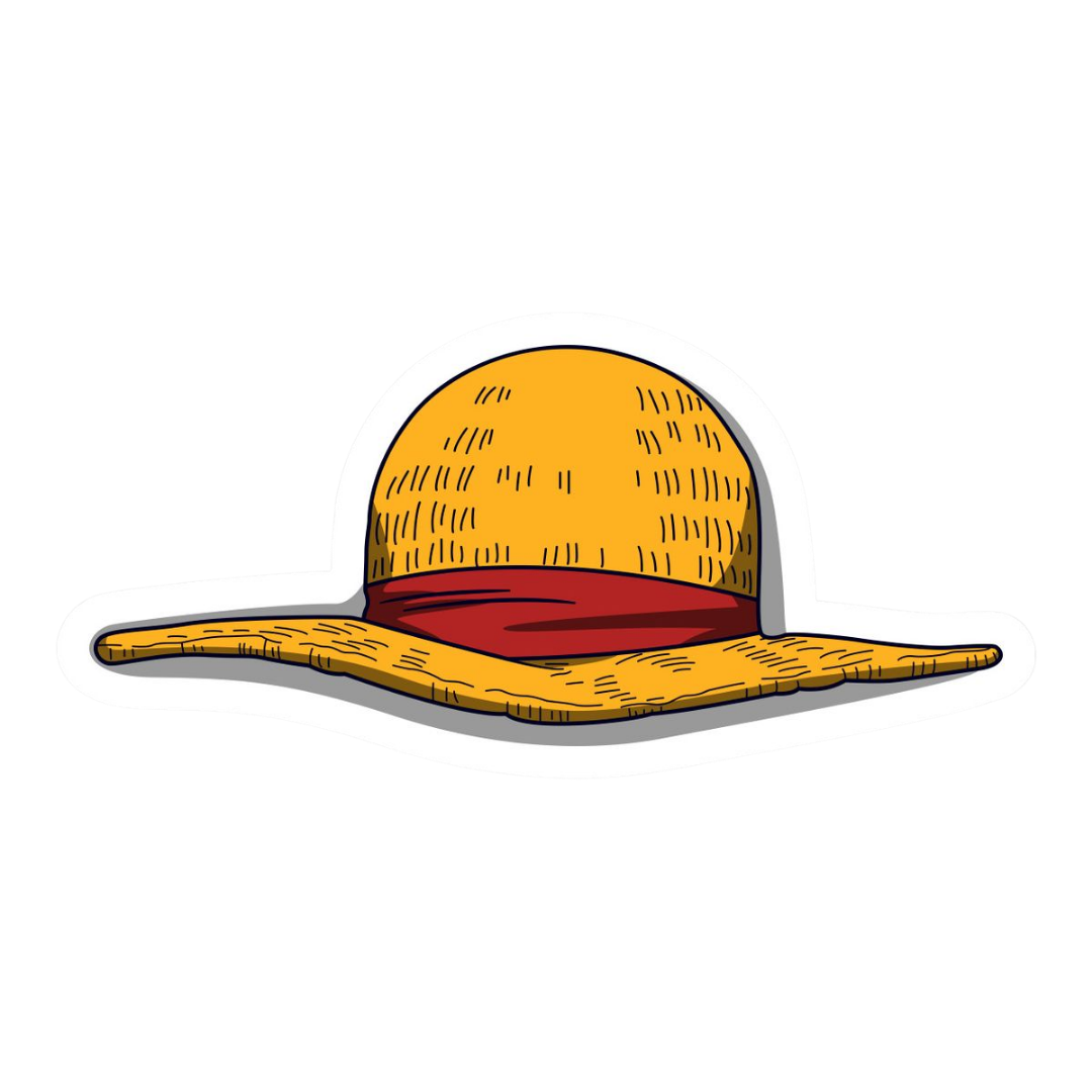 Monkey D. Luffy Straw Hat Anime stickers