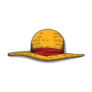 Monkey D. Luffy Straw Hat Anime stickers