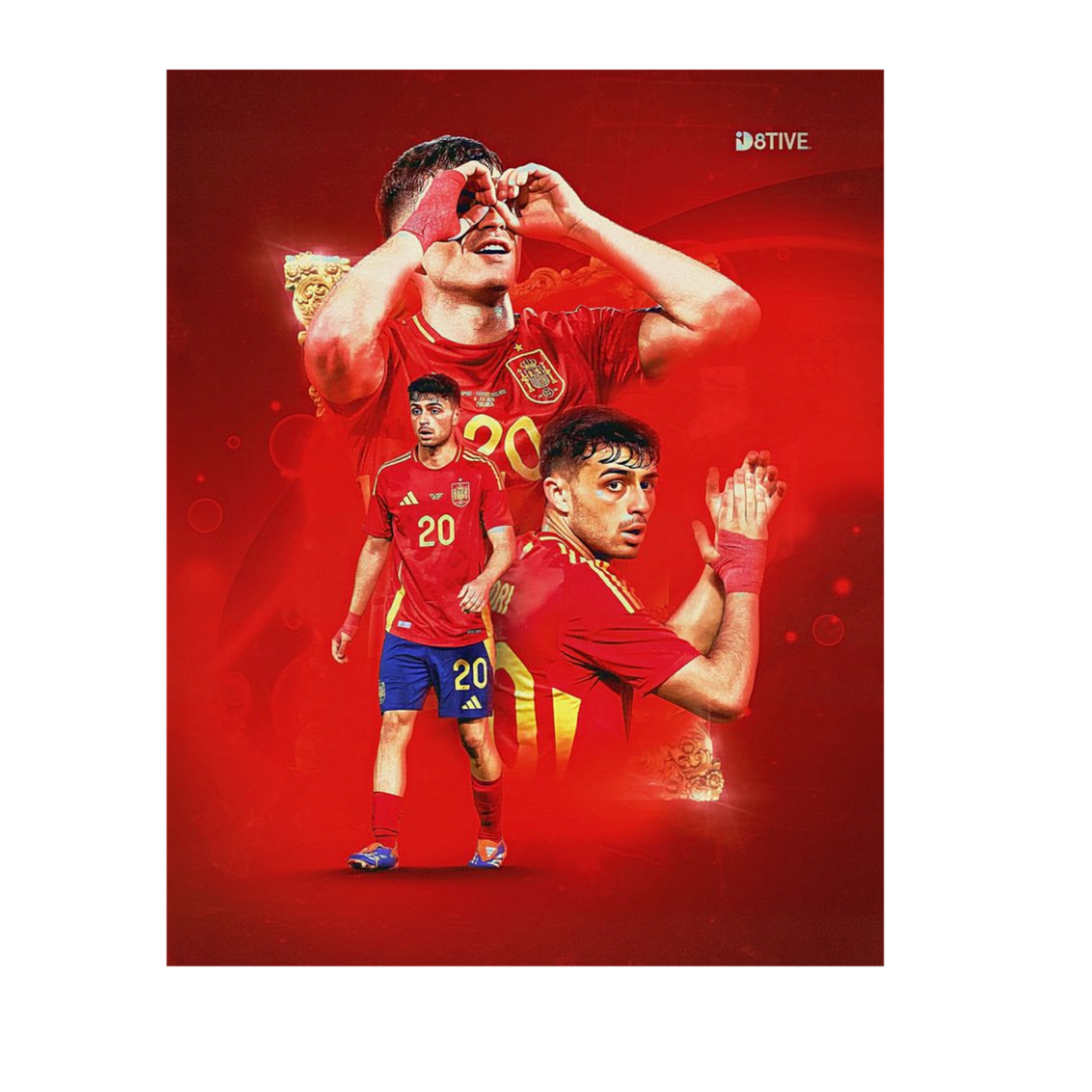 FC Spain 35 | Spain Football Sticker | Football Team