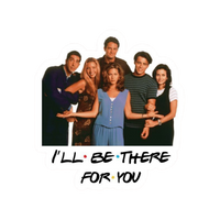 I Will Be There For You | F.R.I.E.N.D.S Sticker | TV Series
