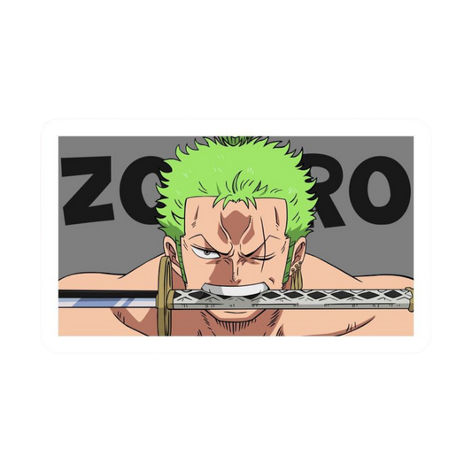 Roronoa Zoro One Piece Sticker 19 | Three Sword Style Premium Sticker