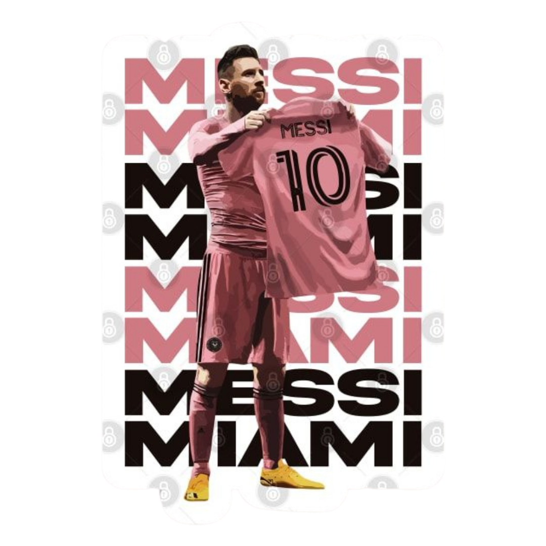 Messi 44 | Leo Messi Premium Football Sticker | Legendary Footballer