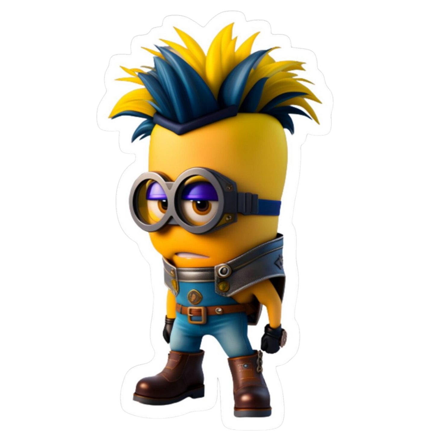 Minions | Cute Cartoon Sticker 33 | StickerBD