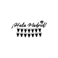 Champion Real Madrid | Real Madrid Premium Sticker | Football Club