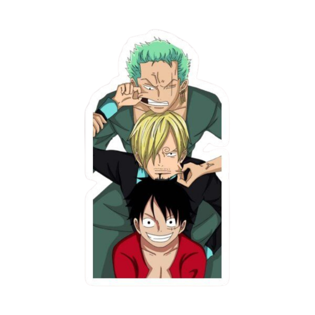 Roronoa Zoro One Piece Sticker 20 | Three Sword Style Premium Sticker