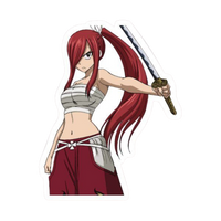 Erza Scarlet Fairy Tail Sticker 3 | Titania Armor Sticker