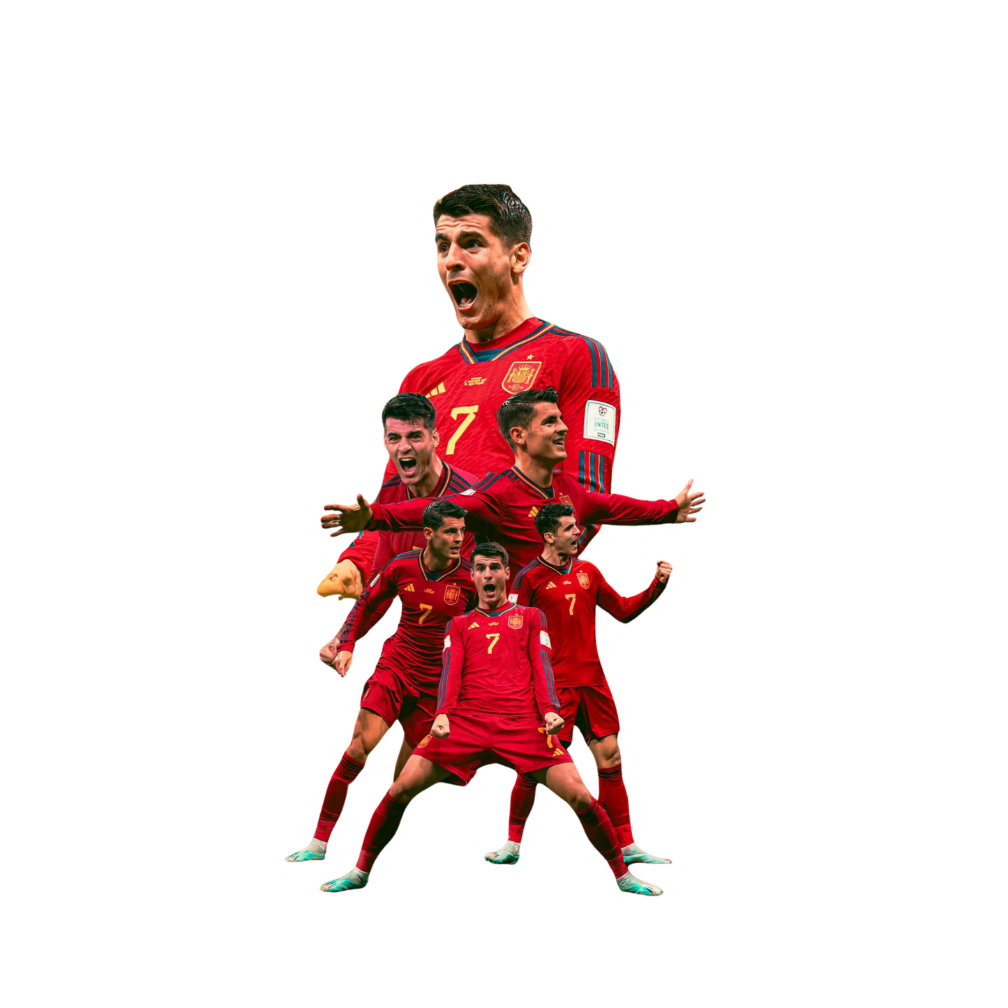 FC Spain 33 | Spain Football Sticker | Football Team