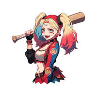 Harley Quinn 5 | DC Premium Die-Cut Stickers | StickerBD
