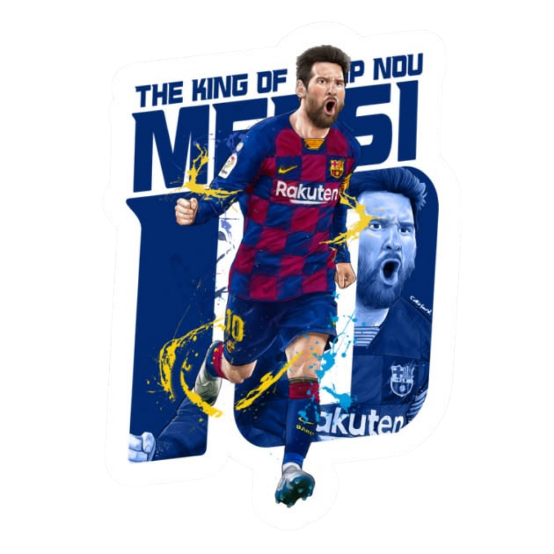 Messi 46 | Leo Messi Premium Football Sticker | Legendary Footballer