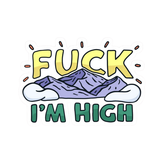 I am High Hemp Sticker | StickerBD