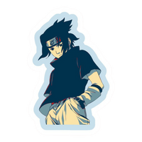 Sasuke Uchiha Naruto Sticker 7 | Sharingan Anime Premium Sticker