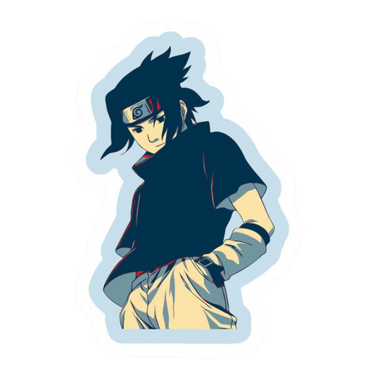 Sasuke Uchiha Naruto Sticker 7 | Sharingan Anime Premium Sticker