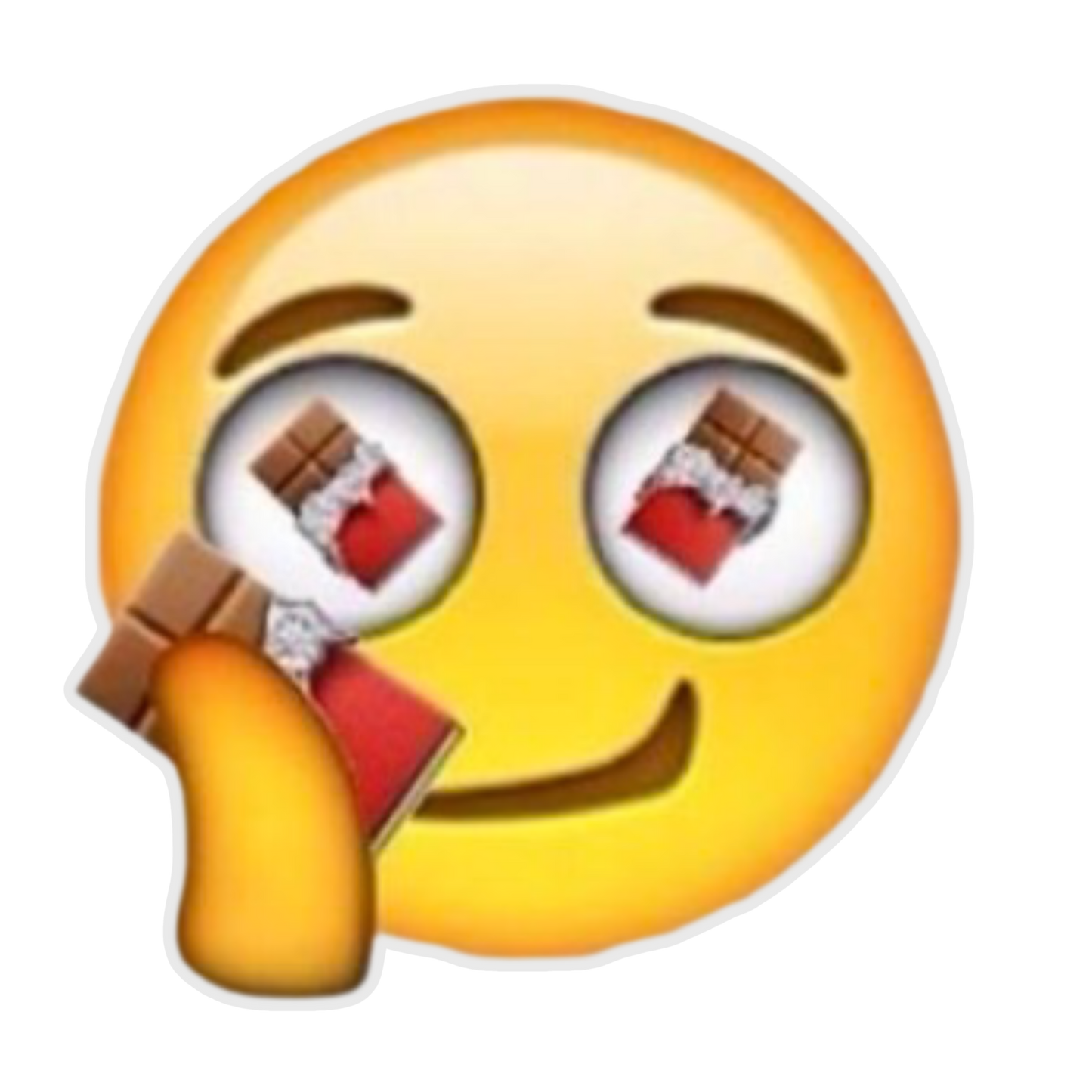 Curious Emoji 37 | Cute Funny Smiley Die-Cut Sticker | StickerBD