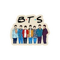 BTS 5 | K-Pop Premium Sticker | Korean Entertainment