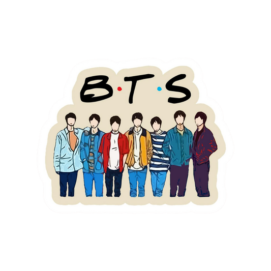 BTS 5 | K-Pop Premium Sticker | Korean Entertainment