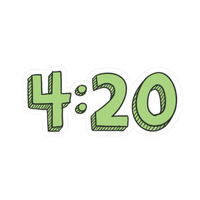 420 Lite Hemp Sticker | StickerBD