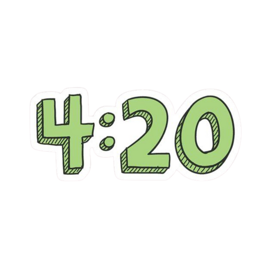 420 Lite Hemp Sticker | StickerBD