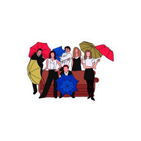 Theme of Friends | F.R.I.E.N.D.S Sticker | TV Series
