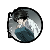 L 2 Death Note Anime Sticker