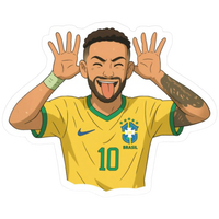 FC Brazil 43 | Brazil Football Sticker | Football sticker