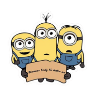 Minions | Cute Cartoon Sticker 38 | StickerBD