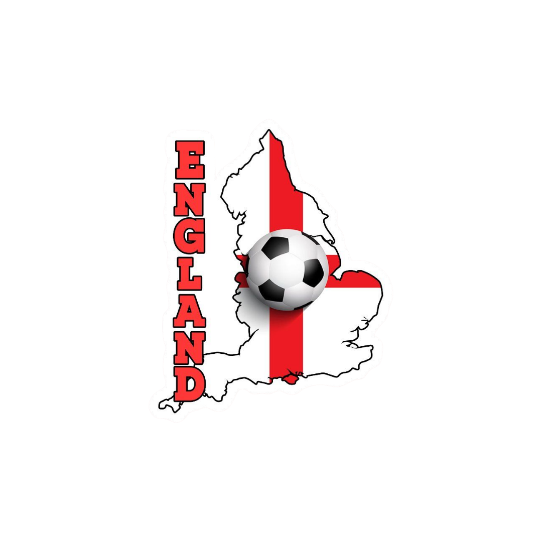 England Football 2 | UK-England Football Fan Stickers | StickerBD