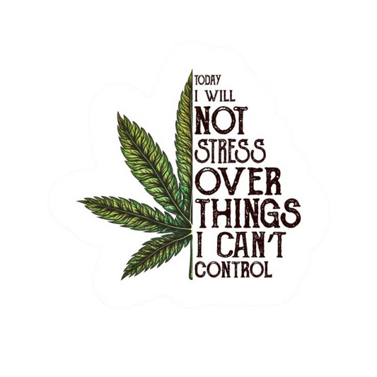Not stressed Hemp sticker