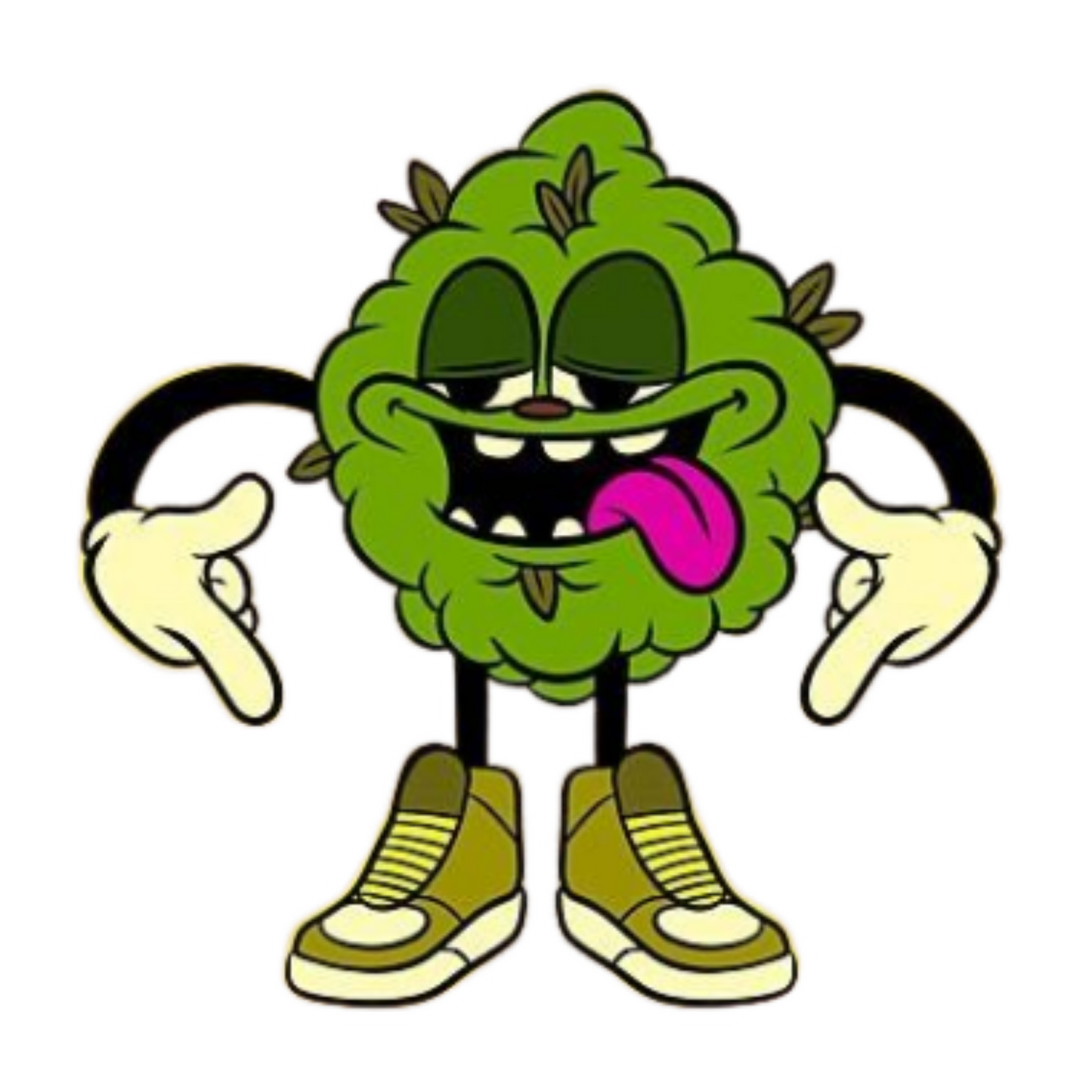 Hippy Kush Hemp Sticker | StickerBD