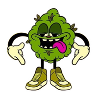Hippy Kush Hemp Sticker | StickerBD