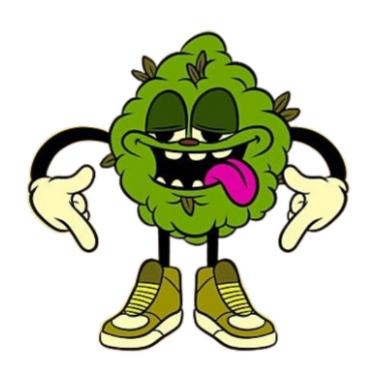 Hippy Kush Hemp Sticker | StickerBD