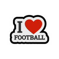 I Love Football | Football Premium Sticker | Football