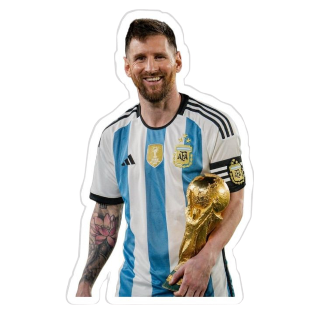 Messi 13 | Leo Messi Premium Football Sticker | Legendary Footballer