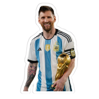 Messi 13 | Leo Messi Premium Football Sticker | Legendary Footballer