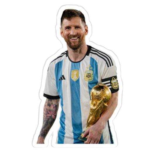 Messi 13 | Leo Messi Premium Football Sticker | Legendary Footballer